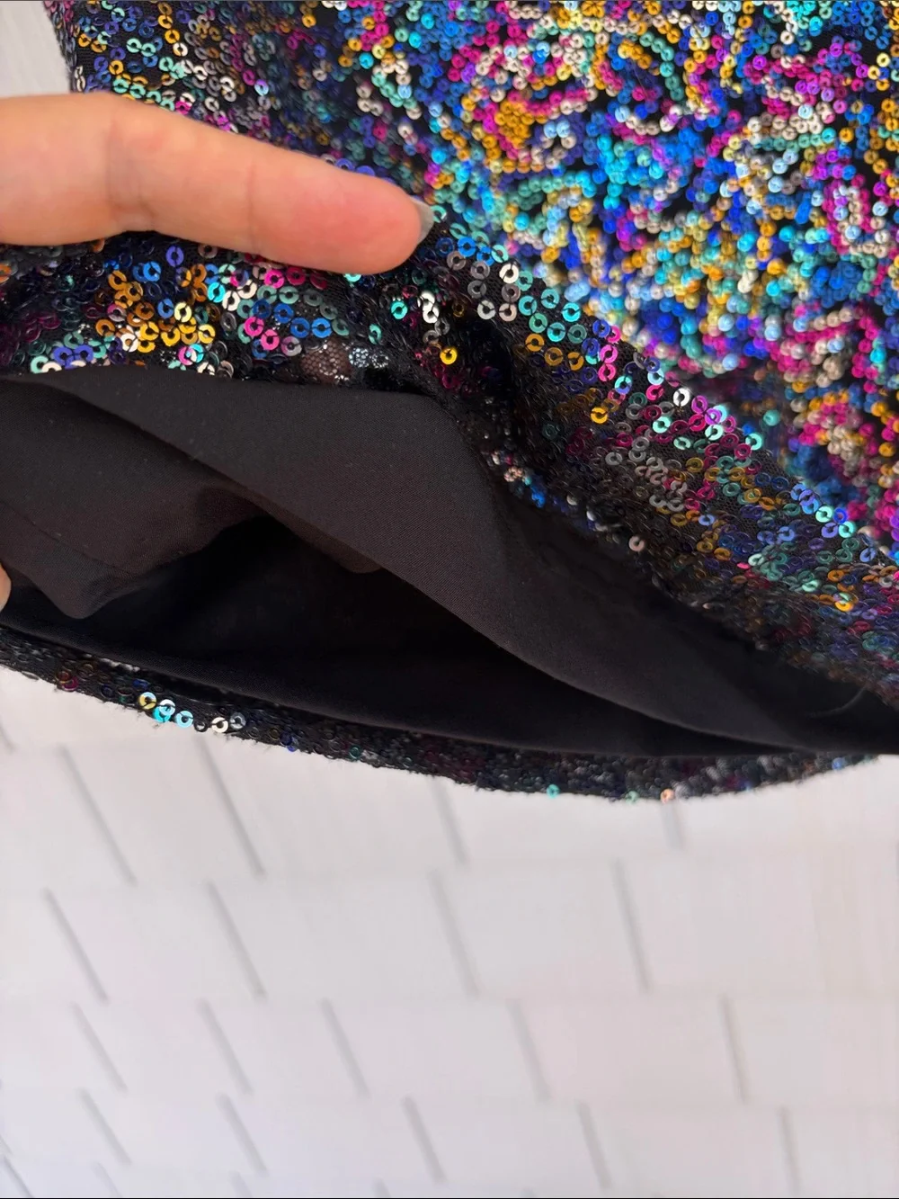 GAP Kids Multicolor Sequin Short Sleeve Dress
